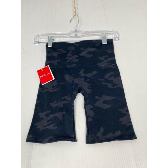 SPANX activewear black size XS women's camouflage print athletic gym workout - Picture 8 of 11